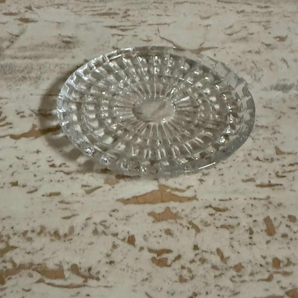 The European collection 24% Leaded Crystal coaster/ small trinket dish